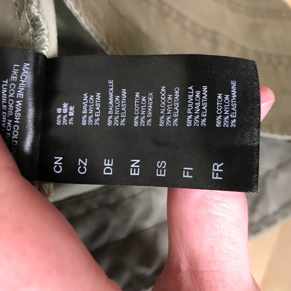 Kuhl Rydr Mens 36 Olive Green Cotton Blend Hiking Utility Cargo Shorts - Picture 8 of 11